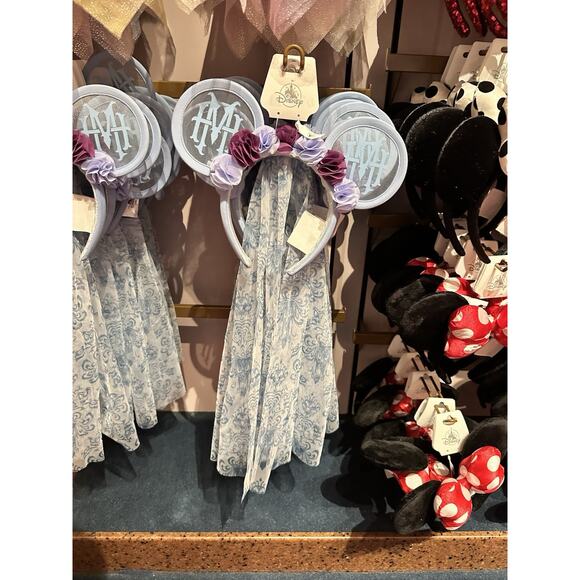 Disney Parks The Haunted Mansion Minnie Ears Headband Medusa Lace NEW 2025 - Picture 1 of 2